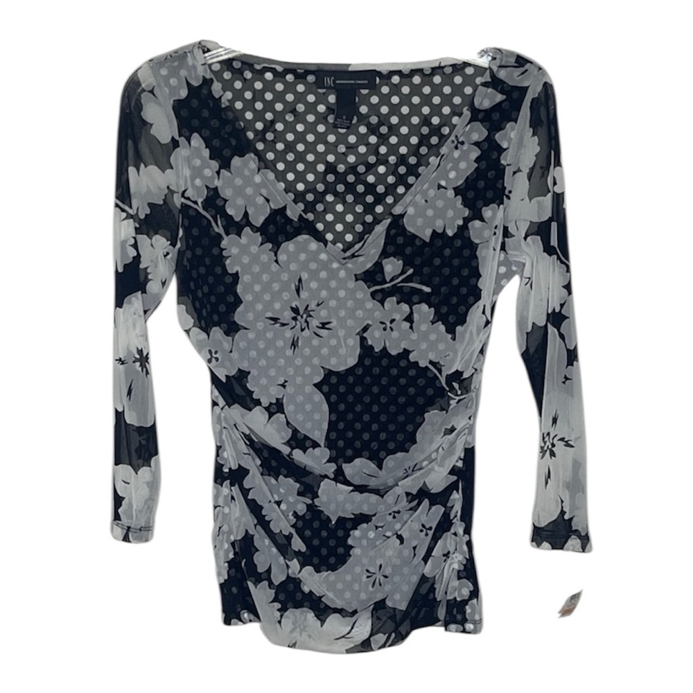 🆕 INC International Concepts Urban Chic Silhouette Top Size S